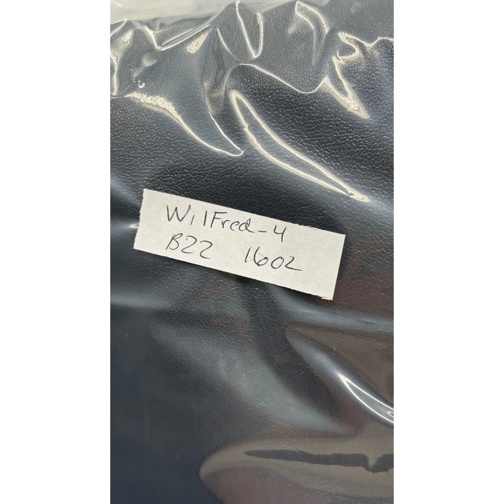 Wilfred Pants Faux Leather Women Size 4 Black High Rise Straight Leg‎